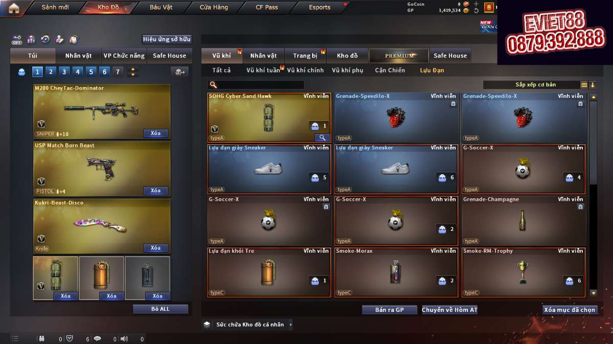 shop acc cf uy tin gia re